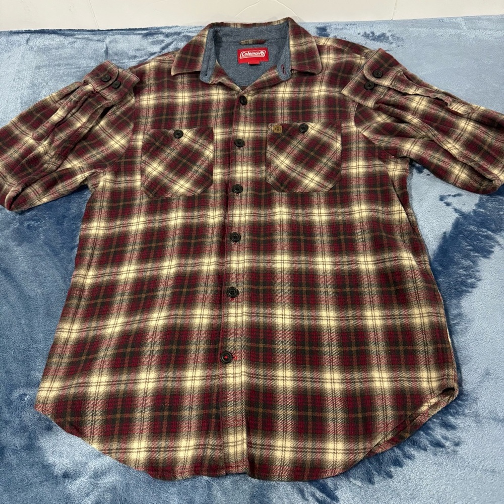Coleman Men's Plaid Flannel Shirt - Size Medium